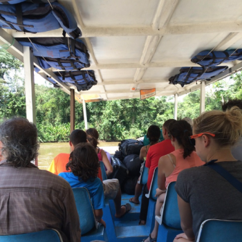 Op de boot naar Tortuguero